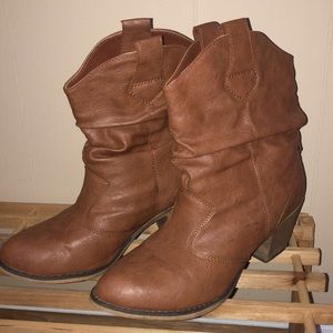 Brown Lower Calf Boots ✨LAST CHANCE